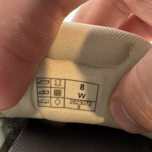 S SAS Womens Free Time Shoe Size 8 WIDE Bone Cream Leather Casual Sneaker Lace l - Picture 8 of 8